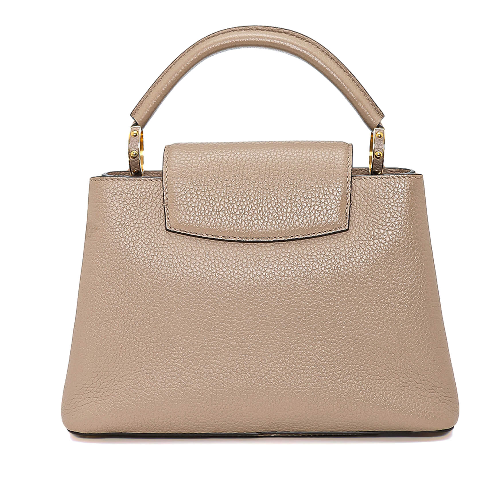 Louis Vuitton - Beige Taurillon Leather Capucines GM Bag